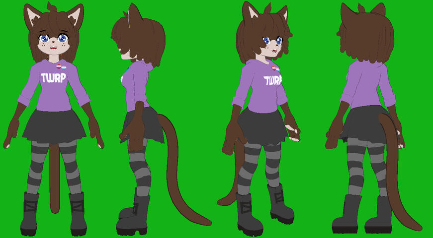 Rigged 3D Model for Emily (@_astroluna)