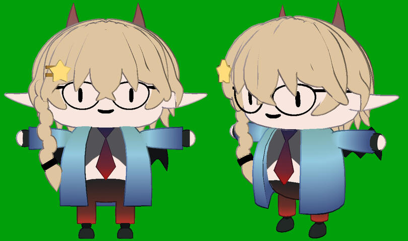 Rigged Vtuber Model for Moony (@moonyvtuber)