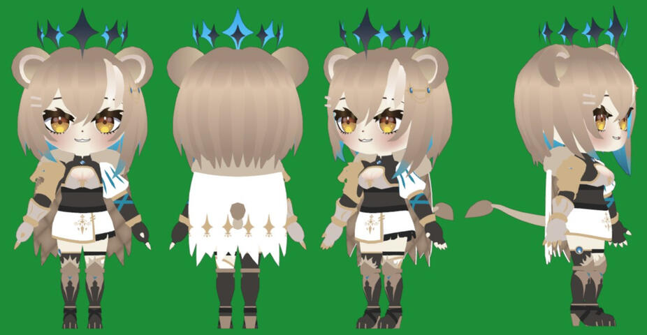 Chibi 3D Model for Hazumi (@hazumiaileen)